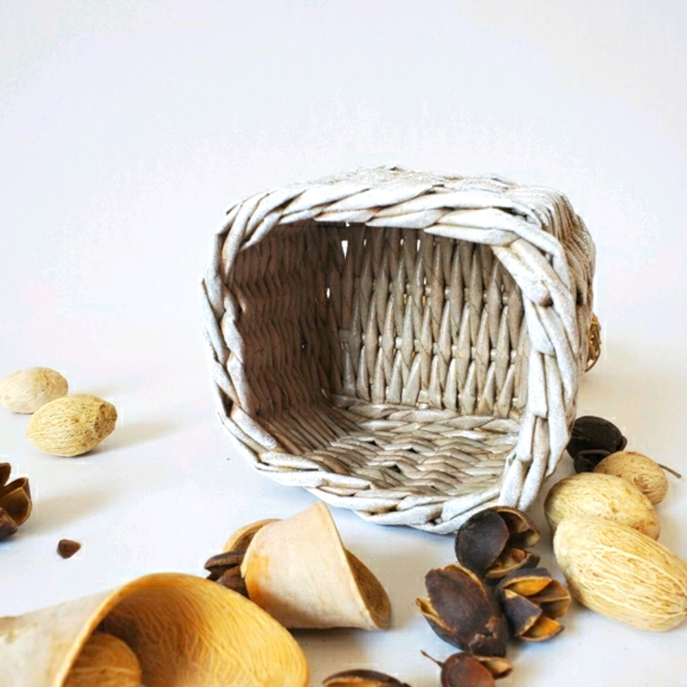 Handmade Paper Basket - Picture 3 of 6
